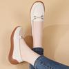 Women Black Moccasins Driving Shoes Flats Casual Nurse Loafers Khaki Minimalist Maternity Office Shoes Large Size