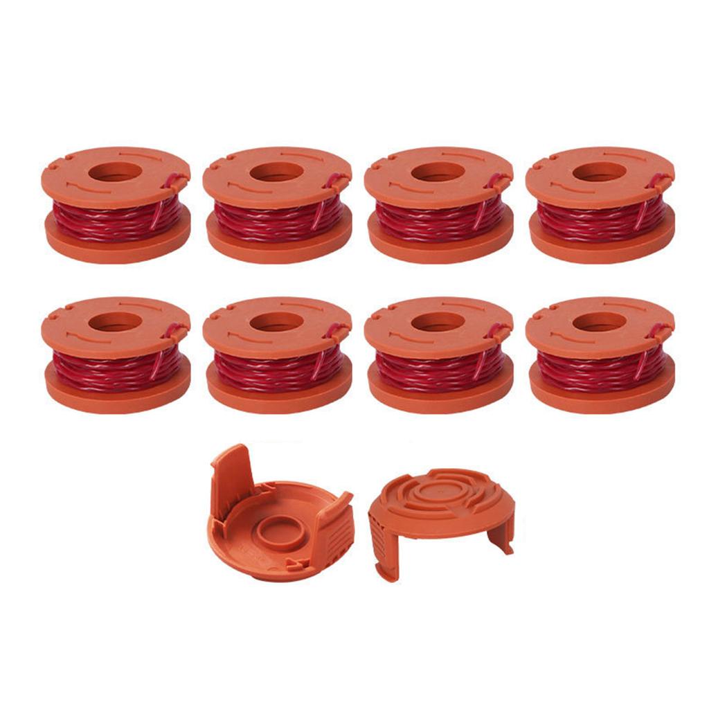Grass Trimmer Spool Line Coils With Coil Lid Spool Line Cap Set Thread Coil Set For Lawn Mower Grass Trimmer Accessories
