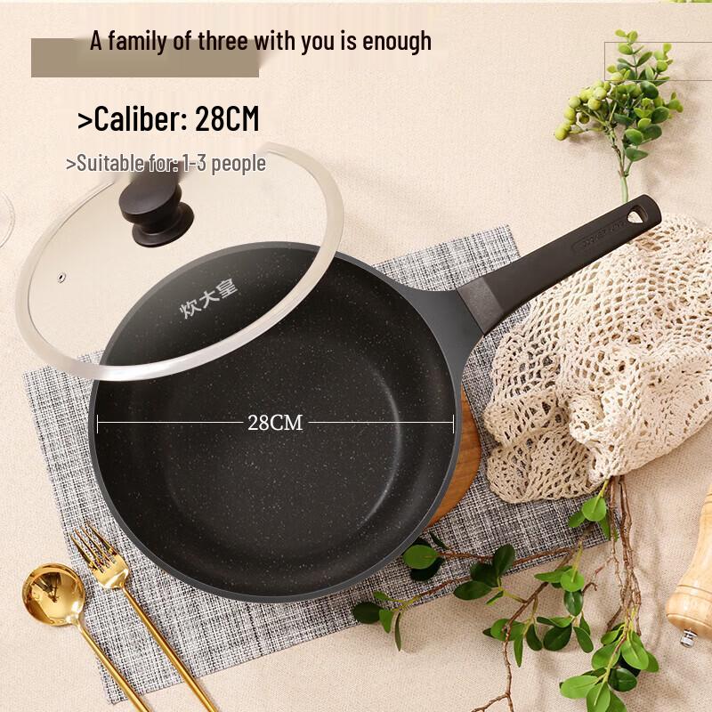 COOKER KING Non-Stick Flat-Bottom Frying Pan
