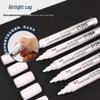 Waterproof, Oil-Proof Permanent Marker, Non-Fading, White Oil-Based, Erasable Green Thick-Head & Red Highlighting Pen