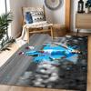 Dynamic Soccer Action Floor Mat Perfect for Bedrooms Kitchen Dining Room Dormitory Anti-slip Rug Office home decor Perfect Gift for Friends & Family