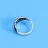 BELLA BOX Cross-border Leaf-shaped Opening Retro Ring, Simple And Cold Style For Women, Adjustable Index Finger Ring, Fresh And Unique Ring