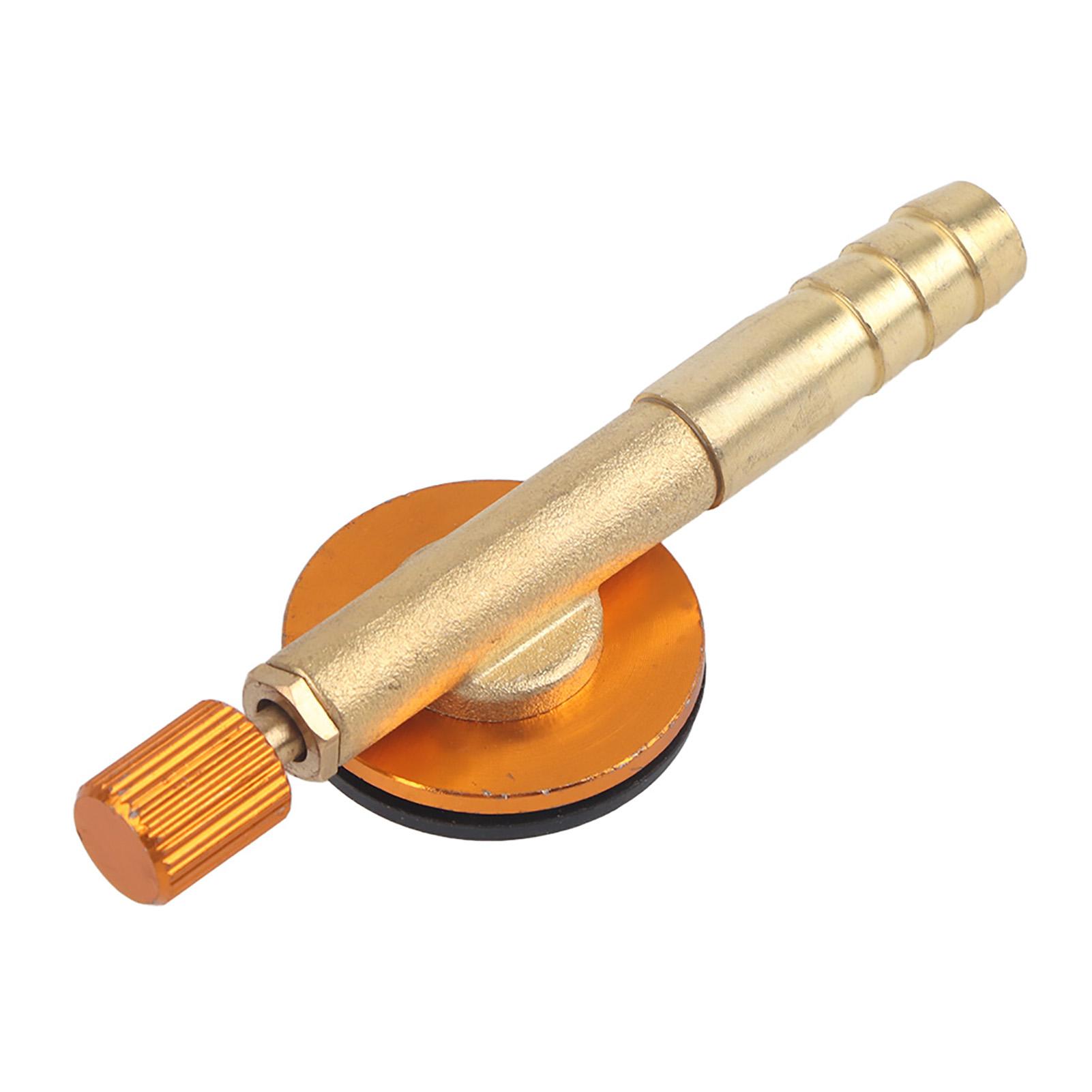 

Brass Gas Refill Adapter Stove Switching Valve for Outdoor Camping(Yellow)