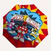 1pz Power Rangers Eroi Ombrello Automatico Antivento, Leggero per Donne/Uomini, Regalo di Natale Perfetto a0811228