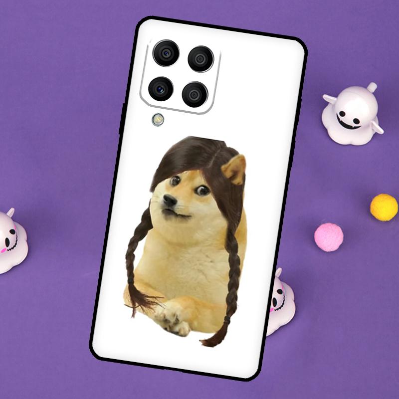 Doge Dog Cheems meme Cover For Samsung Galaxy M20 M30s M33 M13 M23 M53 M15 M55 M31 M51 M14 M34 M54 M32 M52 Case