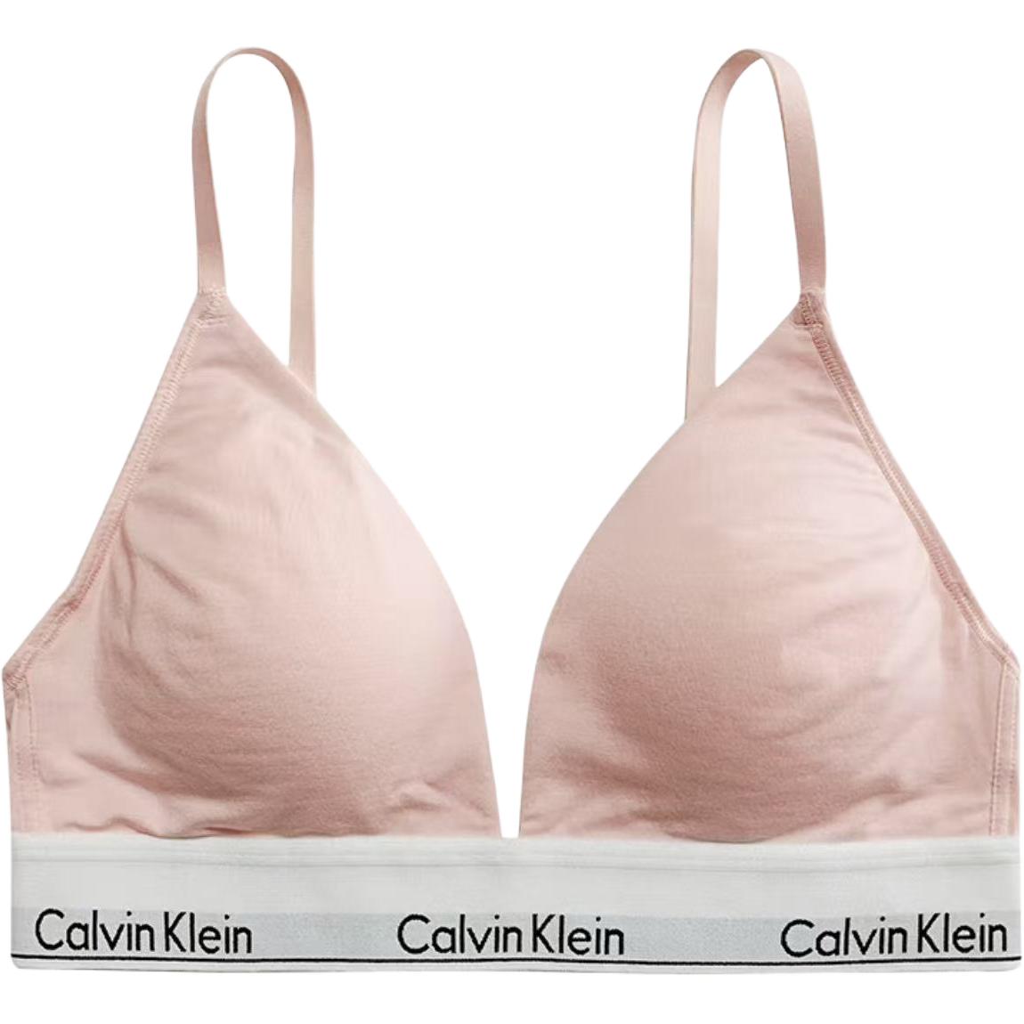 

Calvin Klein Comfortable Minimalist V-Shaped Letter Bra Women underwear QF5650-832 S