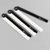 Art 1pcs Folding ruler black and white simple ruler graphic folding ruler student learning supplies creative stationery