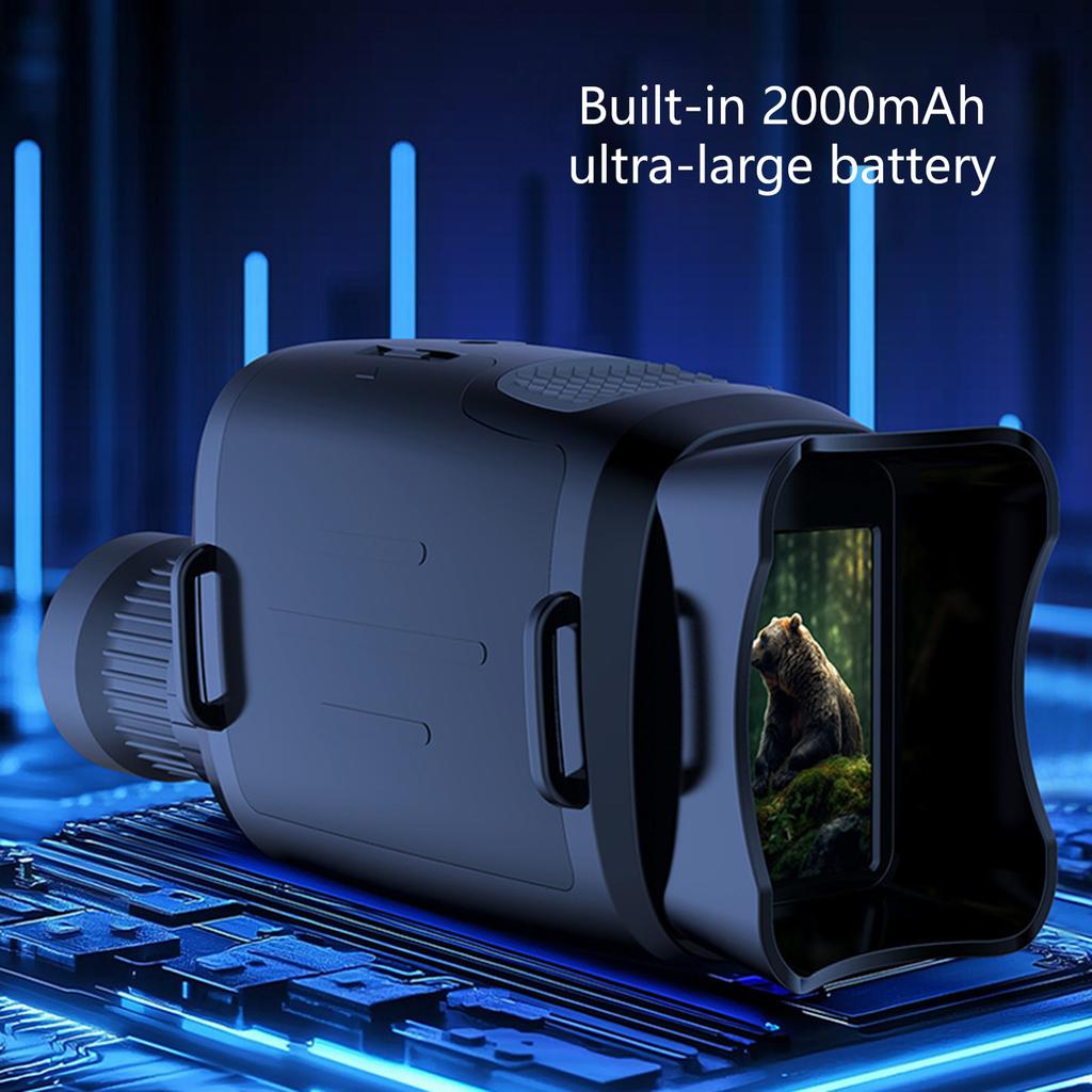 16x Zoom Monocular Telescope 850nm Ultrared Rays Lighting 7 Brightness Level For Low Light Hunting Adventure Activity