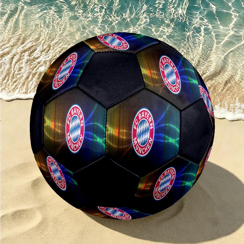 1 pz Pallone da Calcio Bayern Monaco Stemma Taglia Standard 5, Pallone da Calcio Resistente per Allenamento a Scuola Parco & Intrattenimento Quotidiano zq7148