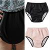 Adult Diaper Cover Washable Incontinence Underwear Leakproof Waterproofs Underwear for Women Men Pull on Cover Pants Meat color