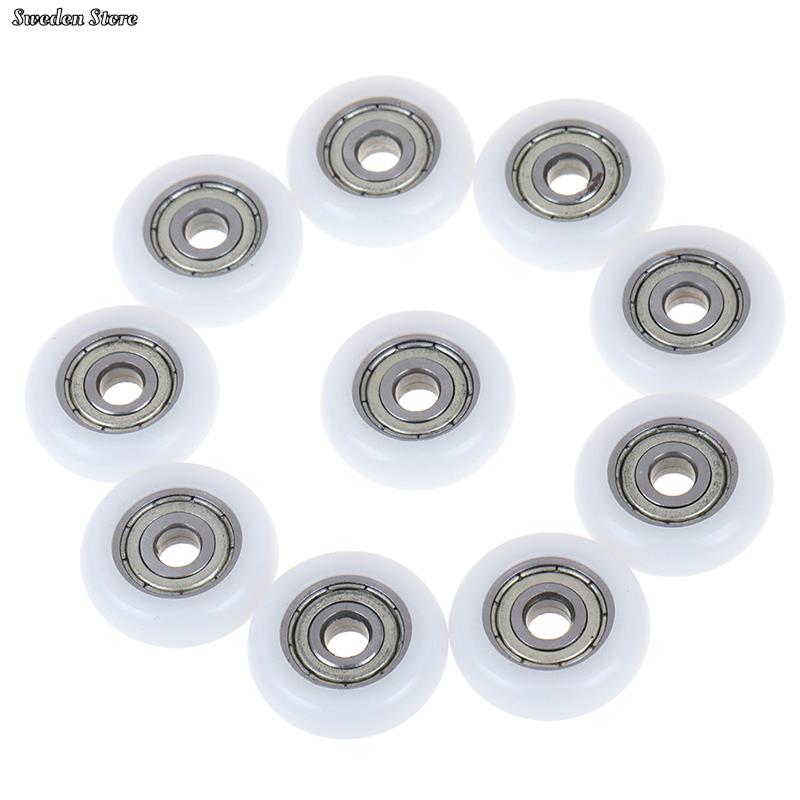 2pcs/5pcs/10pcs Sliding Shower Roller Wheel Plastic Door Replacement Roller Wheel Runner Diameter 21.5mm