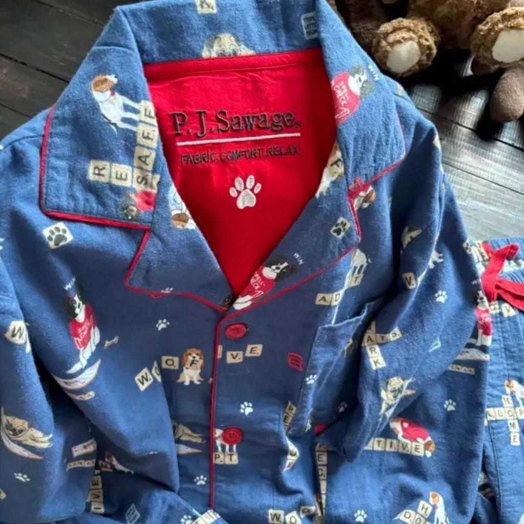 Women's and Men's Flannel Pajama Set - Long Sleeve, Plus Size, for All Seasons