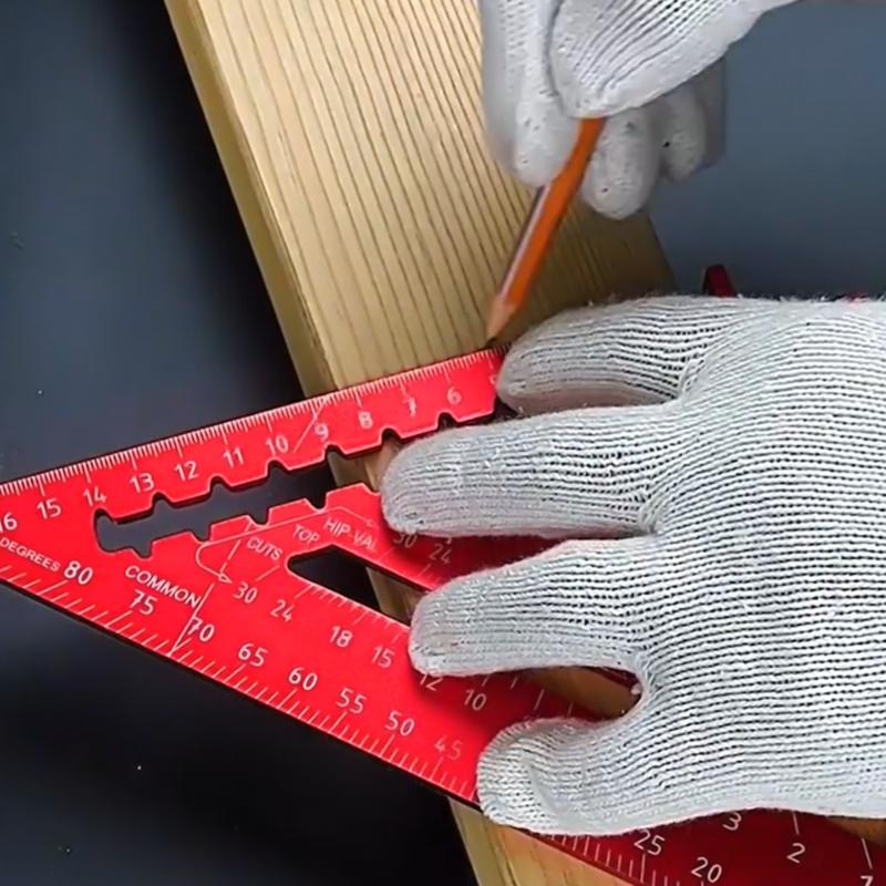 Carpenter Square Tool Combination Square 4.5/7/12inch  Triangles Ruler Square Adjustable Square Angles Ruler Woodworking