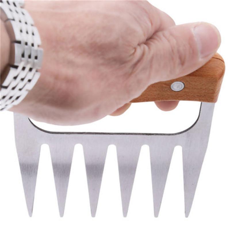 Meat Metal Claws Handler Fork Tongs Pull Shred Pork Toss Shredder Bbq