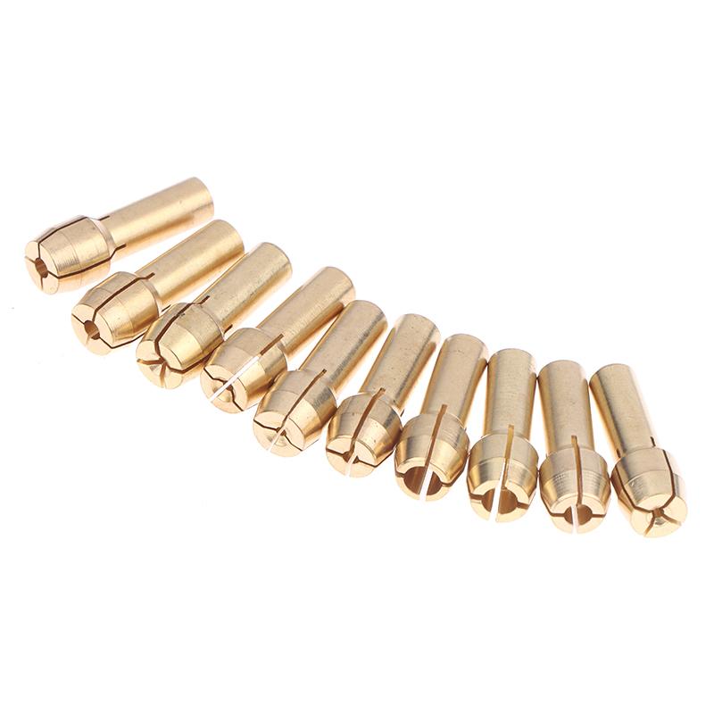 1 Set High Quality M8 M7 Nuts Drill Chucks Adapter Mini Drill Chucks For Chuck Adapter Micro Collet Brass Power Rotary Tool