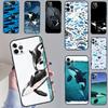 Cute Blue Killer Whale Case For Oppo A58 A98 A78 A18 A38 A60 A80 A40 A77 A57 A17 A74 A54 A94 A96 A76 A16 A15 A5 Pro