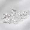 50pcs Brass Screw Clasp Closure Fastener Lock Jewelry End Tip Caps For DIY Bracelet Necklace Making Supply Accessories Material