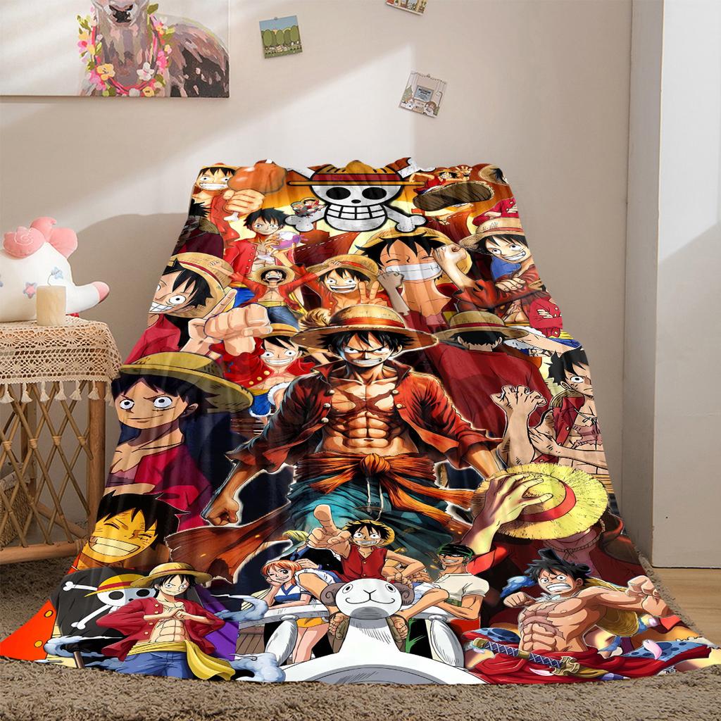 Luffy Luxury Flannel Lightweight Blanket Home Decor Sofa Bed Travel Cover Family Gift LXR140