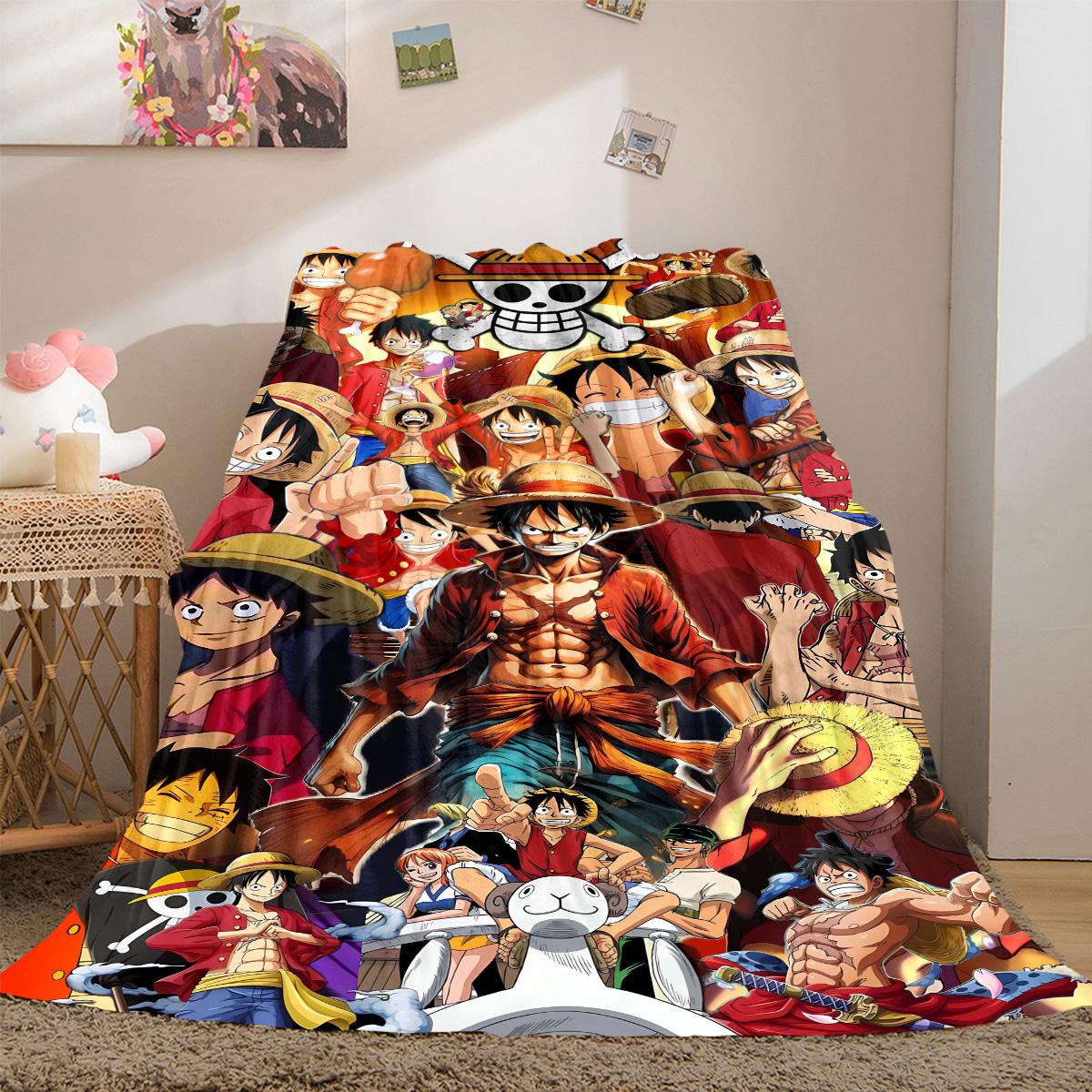 

Luffy Luxury Flannel Lightweight Blanket Home Decor Sofa Bed Travel Cover Family Gift LXR140 75x90cm