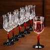 Handon Ribbed Wine Glass Set with Rack