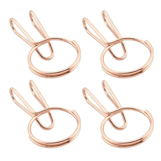 Yousheng 1/2/3/4/5Pcs Metal Key Ring Bookmark Thumb Page Holder Book Opener Keychain Bookmark Clip Lightweight Tool