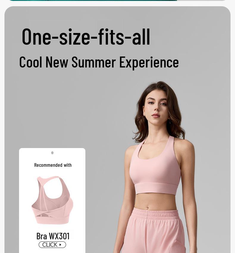 Completo Sportivo Donna Asciugatura Rapida Primavera/Estate 2026: Pantaloncini Anti-Esposizione, Capo Esterno Leggero con Spalline, Biancheria Intima da Yoga.