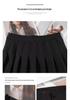 Women's Summer High-Waisted Pleated A-Line Skirt - Slimming, College Style, Anti-Exposure