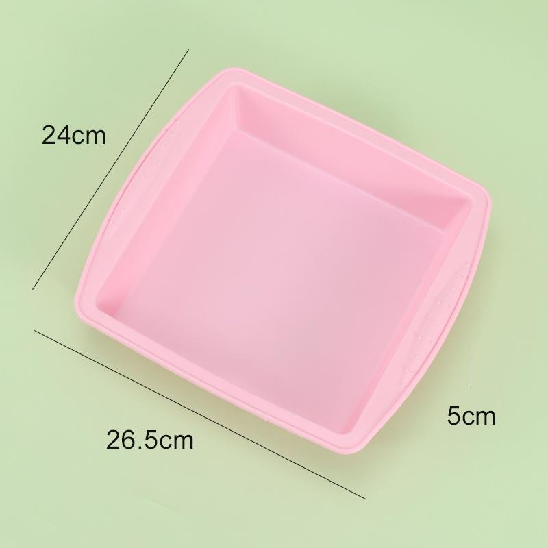 

Silicone Mold Toast Cake Baking Pan Square Cake Bread Chocolate Pastry Pizza Nonstick Bakeware Soap Candle Maker