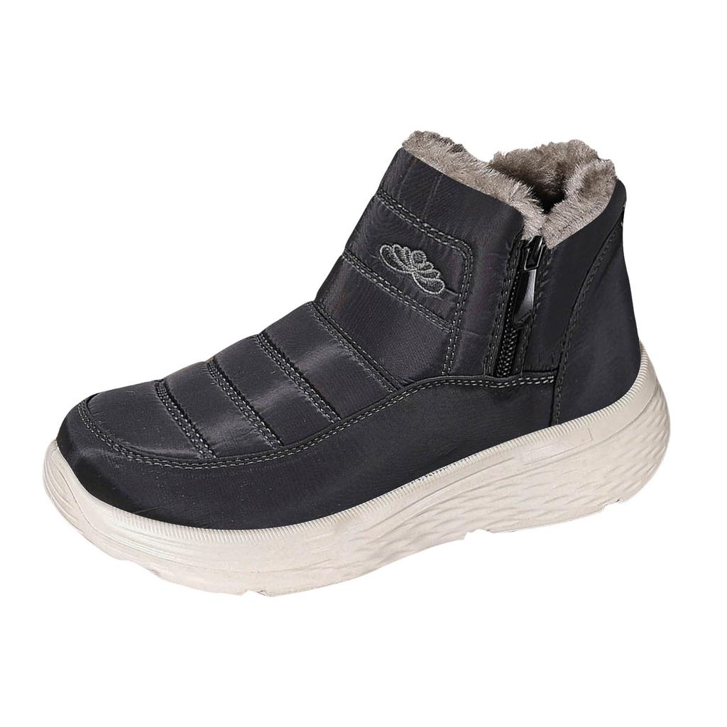 Zimowe Damskie Buty Buty Dla Kobiet Zimowe Ciepłe Ocieplane Kostki Wygodne Wsuwane Lekkie Damskie Buty Buty Dla Kobiety