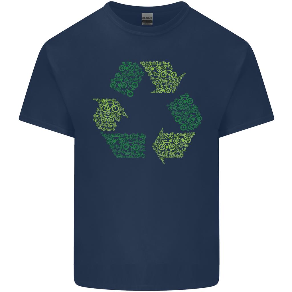 Recycle Bike Fun Cyclist Funny Unisexs Light Cotton TShirt