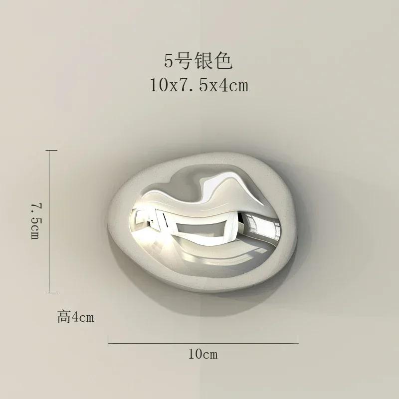 Abstract Three-dimensional Stone Wall Hanging Living Room Decoration Electroplating Simulation Stone Wall Hanging Interior Home