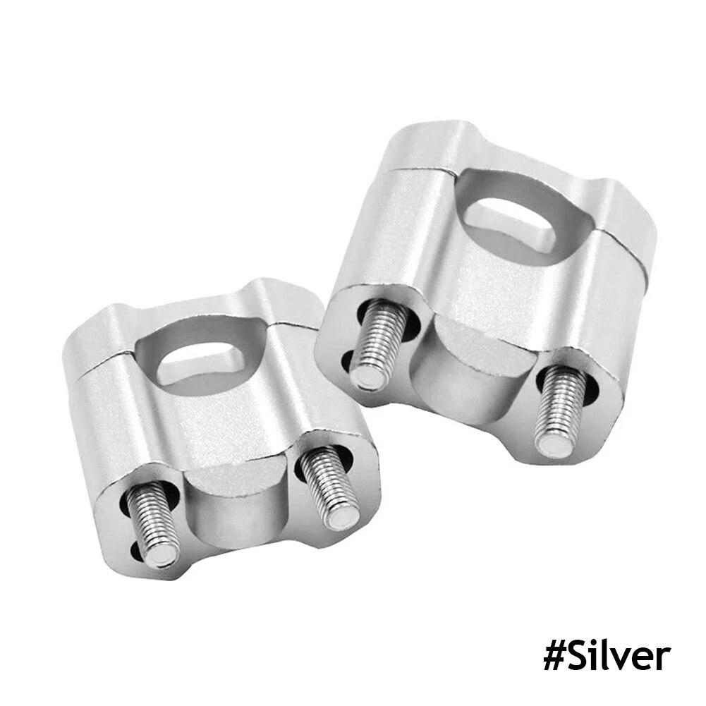 CNC Motorcycle Universal HandleBar Handle Fat Bar Risers Mount Clamp Adaptor 22mm 28mm For Pit Dirt Bike Racing Accessories ATV