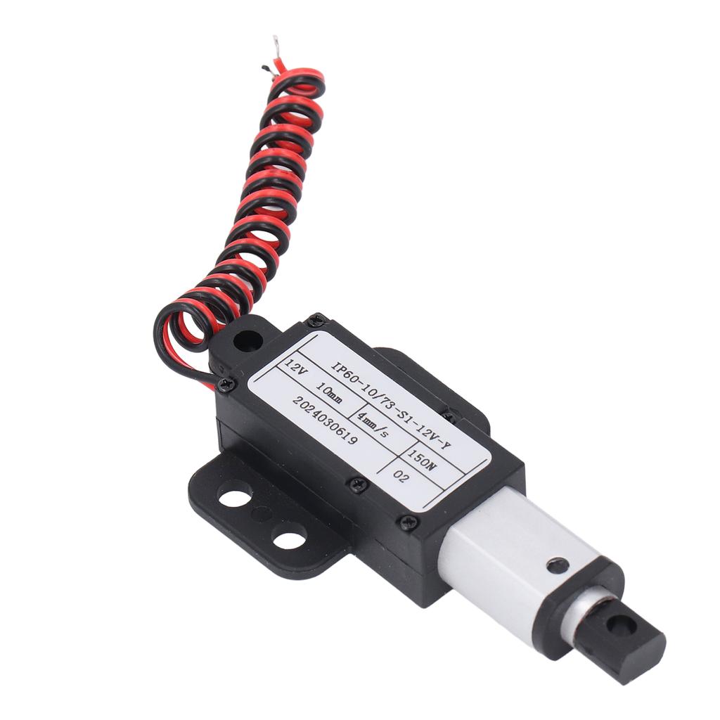 DC12V Linear Actuator 10mm Stroke 150N Thrust Electric Lifting Micro Actuator for Recliner TV Table