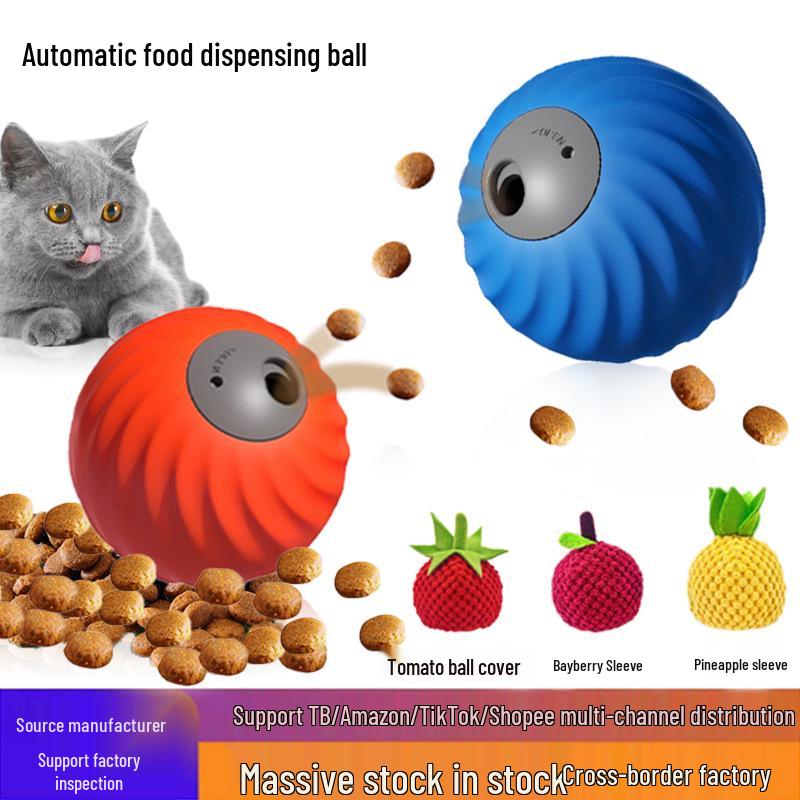 Electric Smart Cat Toy Ball: Self-Entertainment, Decompression, Teasing Stick - Pet Supplies