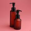 Of 2Pcs Refillable Glass Pump Bottles for Dispensing Lotions, Shampoos and Massage Oils