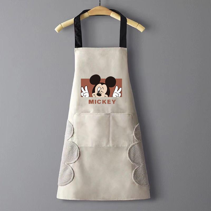 Nordic Style Waterproof Kitchen Apron with Sleeves - Oil-Proof and Customizable