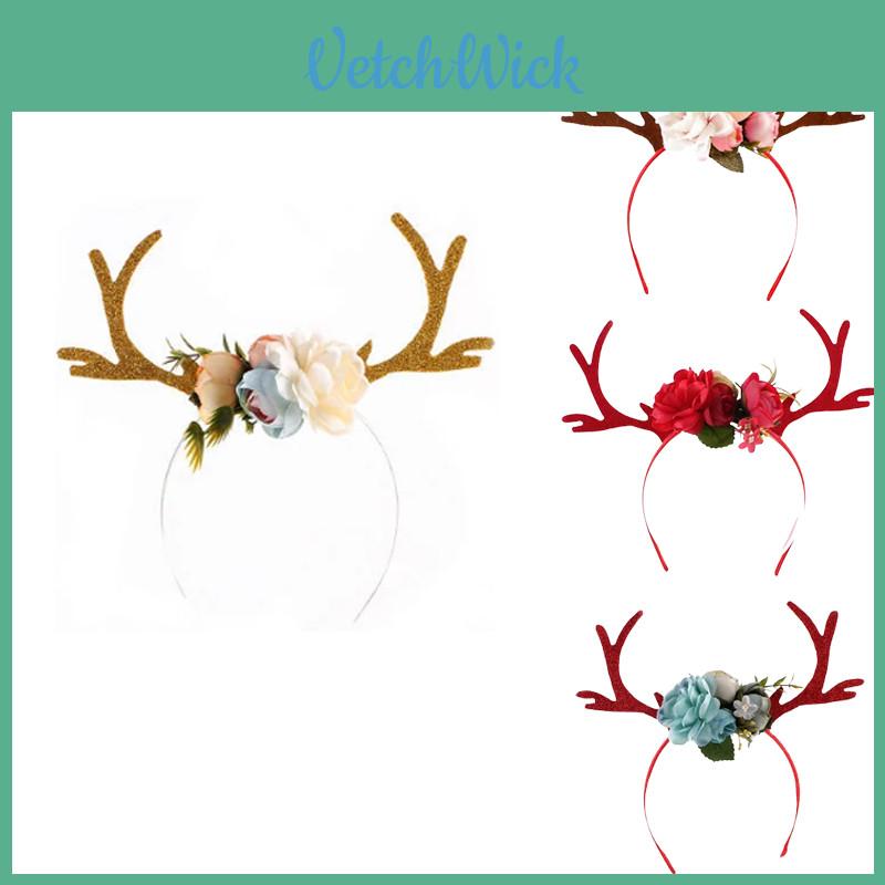 Beautiful Reindeer Antler Headwear For Women Girls Perfect For Christmas Parties