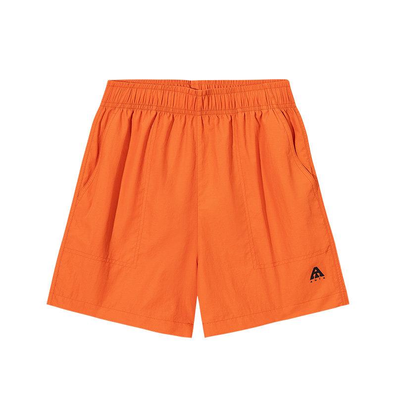 

Anta Outdoor Series Solid Color Mid-Rise Breathable Versatile Loose Fit Casual Shorts Women shorts Caramel-Orange 962526501-6 XS