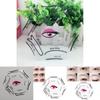 Makeup Stencil Kit With Adjustable Eye Liner And Brow Guides For Precise Application