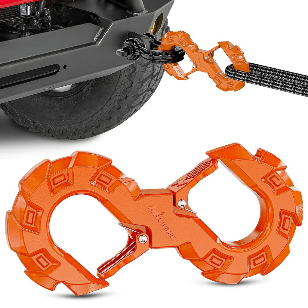 Nilight 3/8 Tow Hook, Winch Hook For Off-Road Recovery 33000 Lbs, Heavy Duty Strength Working Load, for Jeep, SUV, ATV, Trailers