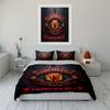 Manchester United Bedding Set Bedding Duvet Cover Set Duvet Cover Pillowcases Home Decor (1 * Duvet Cover 2 * Pillowcases, Without Duvet Insert)
