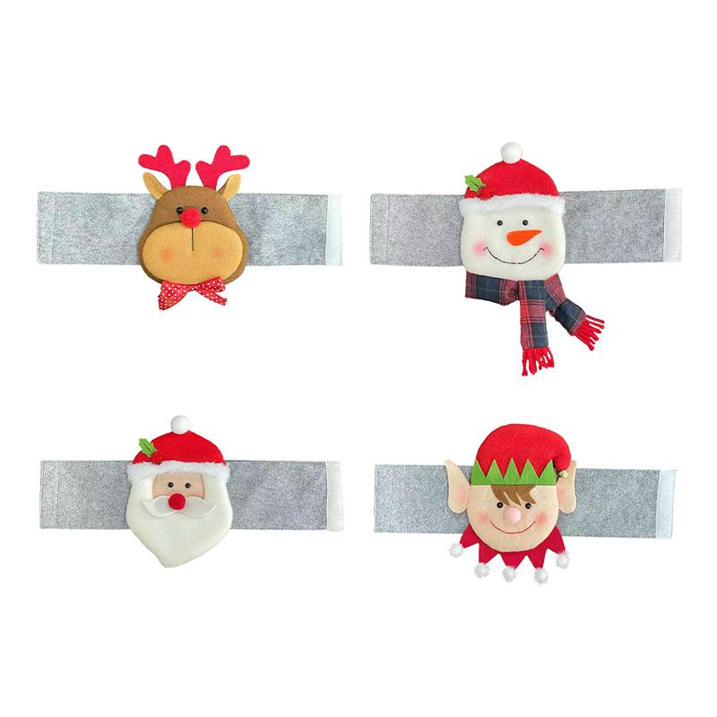 2pcs Christmas Curtain Straps Tiebacks Rope Cartoon Decoration No Punching Required New Year Christmas Eve Home Xmas 2025