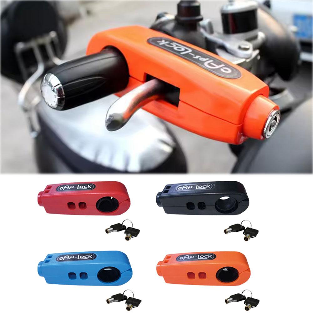 Motorcycle Handlebar Lock No Alarm High-precision Lock Pvc Waterproof Anti-theft Core Colors Heat-resistant Multiple G0f7