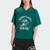 adidas Originals Og Graphic Dept. Maglia Moda Semplice Sport Manica Corta Maglia da Calcio Uomo Top Verde Foresta KD6251