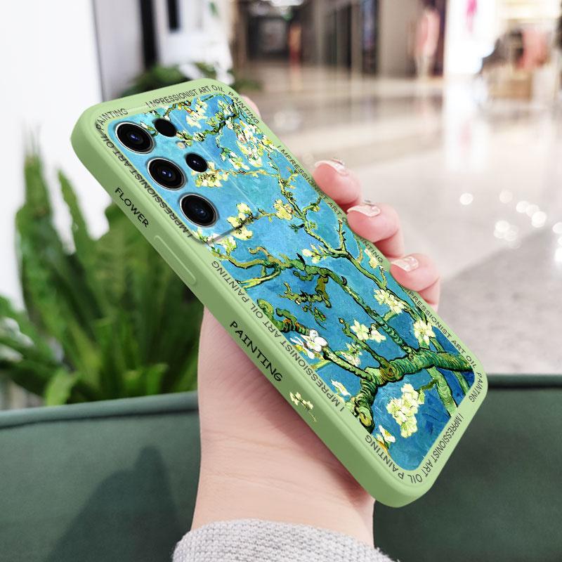Äste Stretch Handyhülle Für Samsung Galaxy S25 FE S24 S23 S22 S21 S20 S10 S10E Ultra Plus Note 20 Ultra 10 9 Plus Hülle