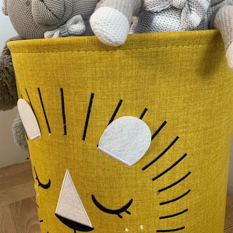 Foldable Laundry Basket for Dirty Clothes for Kids Baby Children Toys Canvas Large Storage Hamper Office Home Organizer