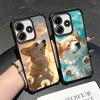 Corgi Hund Süß Vergoldet Handyhülle Für Xiaomi Redmi Note 14 15 Pro Plus 13 12 11 11S 11T 10 9S 9 5G Sturzfest Airbag Abdeckung