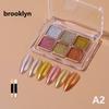 6 Colors Mirror Aurora Solid Nail Glitter Shine Nail Art Decorations Nail Charm Nail Decorations Nail Accessories