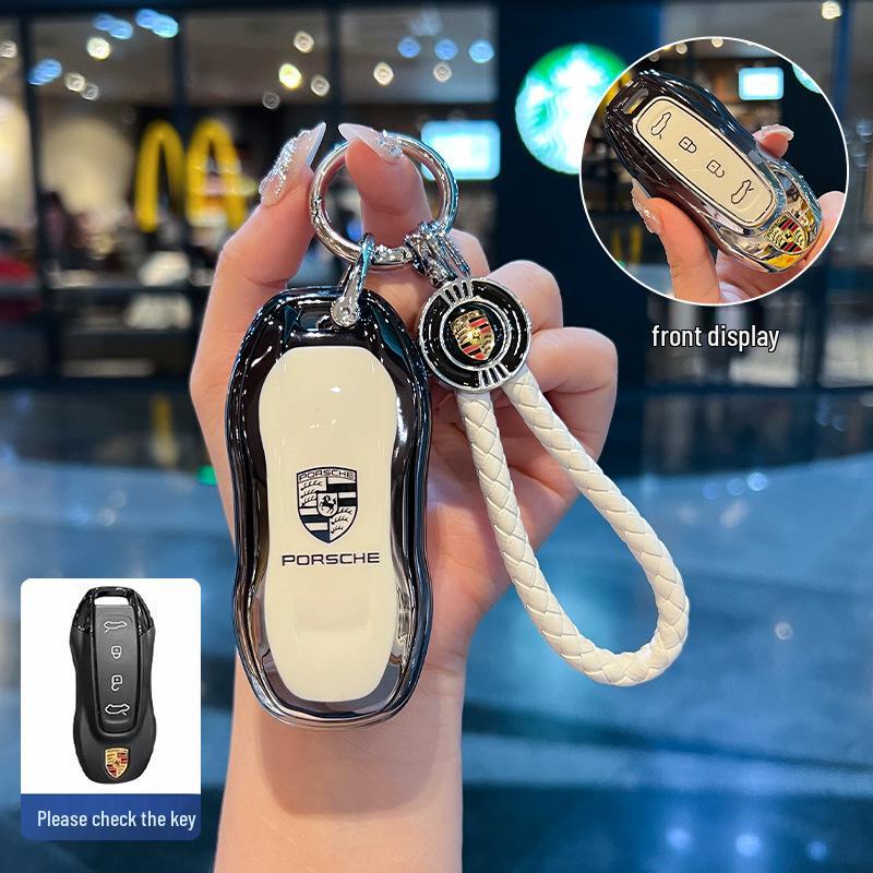 Porsche Schlüsselhülle für Cayenne, Macan, 911, Panamera, 718, Taycan