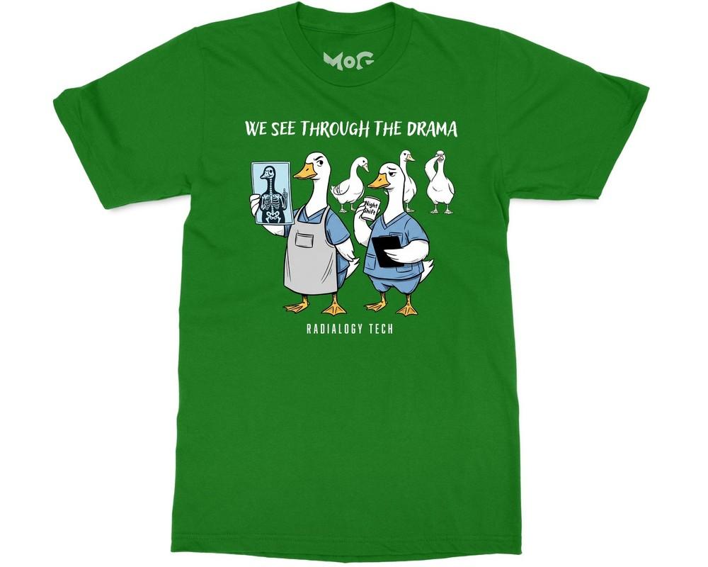 Funny Radiologic Technologist Goose TShirt XRay Mri Tech Medical Doctor Gift S